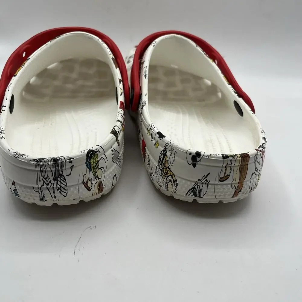 Peanuts x Crocs Snoopy Charlie Brown Clogs Limited Jibbitz Shoes M9 W11 Unisex